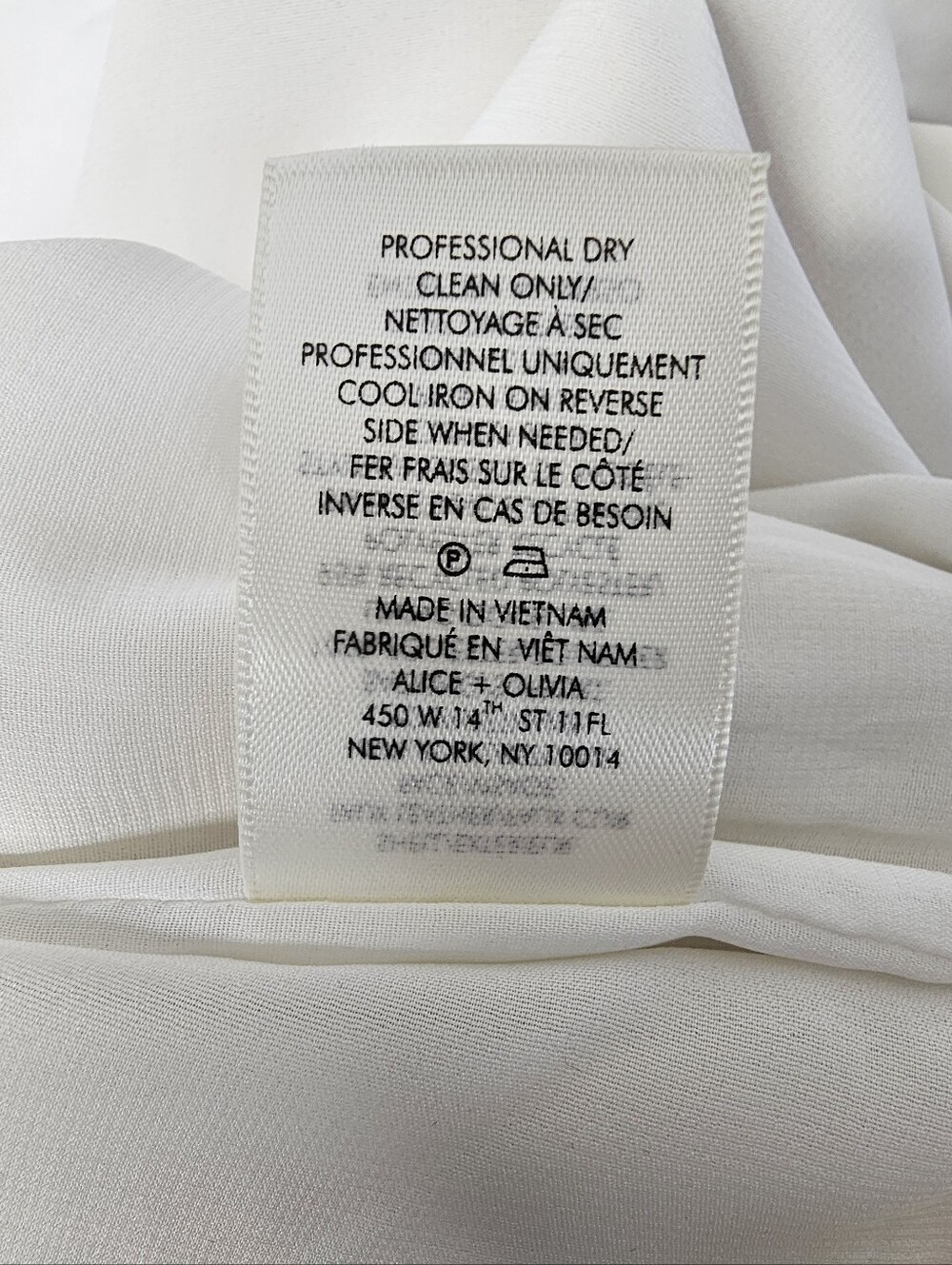 Alice + Olivia Women's Off white Maeve Vegan Midi Skirt Size 6 - Picture 11 of 14